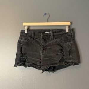 Old Navy | black jean shorts